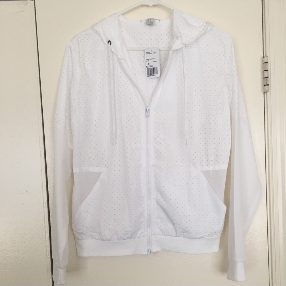 Forever 21 Athleisure White Jacket